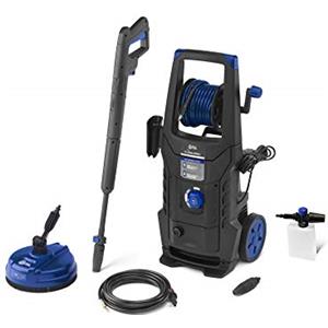 AR Blue Clean Idropulitrice ad Alta Pressione e-2DUALSPEED D con Dual Speed System, Sonda Sturatubi e Patio Cleaner (2200 W, 160 bar, 460 l/h)