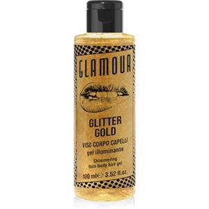 L'Erboristica di Athena's dal 1969 L'Erboristica Athena's | Glamour, Glitter Gold Gel Illuminante per Viso, Corpo e Capelli, 100 ml, Made in italy