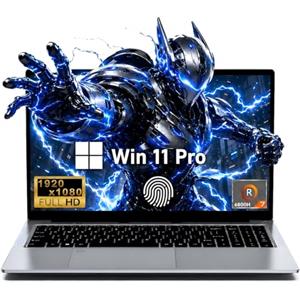 CHIFUYOU 15,6 Pollici Computer Portatile Gaming, Notebook R7 6800H (3,2 a 4,77 GHz), 32GB RAM 1TB SSD Pc Portatile Gamer Laptop 2026, Tastiera Completa Retroilluminata, Batteria 57.75Wh