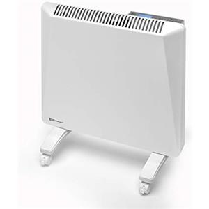Radialight Sirio Radiatore Elettrico a Convezione Naturale Portatile Basso Consumo Controllo Digitale dei Consumi e della Temperatura Programmabile Protezione Umidità IP24 (500W)