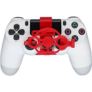 Generic Controller di gioco 3D Mini volante sostituzione per PS4 gioco da corsa accessori (Blu)