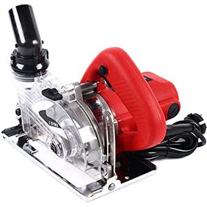 panfudongk Tagliapiastrelle elettrica da parete con fessurazione | Tagliapietre | Macchina da taglio da 125 mm per piastrelle, marmo, calcestruzzo, legno, 1800W, compatibile con aspirapolvere