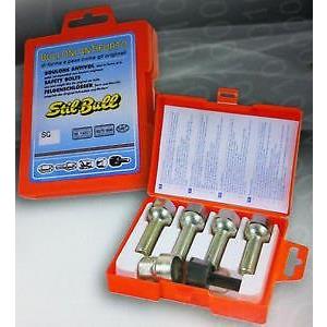 Farad Bulloni Antifurto per Auto compatibili con Audi TT Coupè/TT Spider Ruote in Acciaio (Stil Bull)
