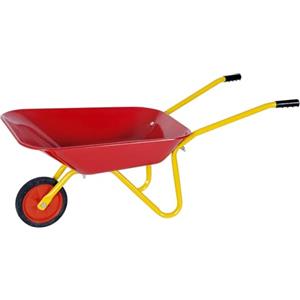 rama Carriola per Bambini in Acciaio Verniciato Rosso e Giallo