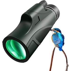 tongfeng Telescopio monoculare 12x50 monoculare per adulti ad alte prestazioni, cannocchiale monoculare multiuso, telescopio monoculare per smartphone, telescopio monoculare compatto e potente
