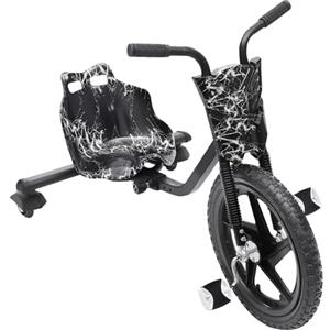 Poyujkyhr Drift Scooter per Bambini 360 Gradi Drift Kart 4 Livelli di Velocità Scooter Drift Portata 80kg Go Kart con Luci LED Drift Trike Crazy Cartper Bambini a partire dai 6 anni in ruote