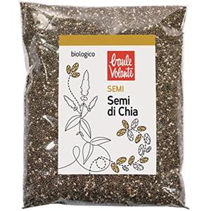 Baule Volante Semi di Chia Biologici - Ricchi di Proteine e Fibre - Perfetti per una dieta vegetariana o vegana - 200g