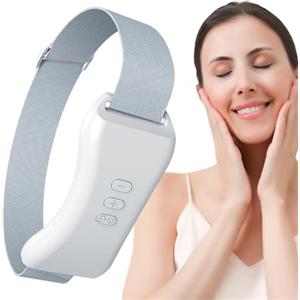 Generic Massaggiatore viso elettrico V | Strumento intelligente per rassodare e dimagrire il viso | Massaggiatore elettrico intelligente a doppio mento a V per ufficio e famiglia