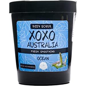 XOXO BEAUTY PRODUCTS XOXO | Scrub Corpo Esfoliante peli incarniti | Purificante Anticellulite | Arricchito con Burro di Karitè | Vegan NO SLS NO Parabeni | Per Tutti i Tipi di Pelle 1x200ml (Oceano)