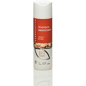 Verdesativa Shampoo Energizzante Canapa e Ginseng - Nutriente e Rinforzante per Capelli Deboli 200 ml