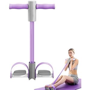 Patifirst Fascia Di Resistenza Fitness Pedale, Attrezzi Palestra Casa Elastici, Elastico Con Pedali, Corda Elastica Di Trazione Multifunzione, Allenatore Addominali Per Vita/Bracci/Gambe/Dimagrante/Allenamento