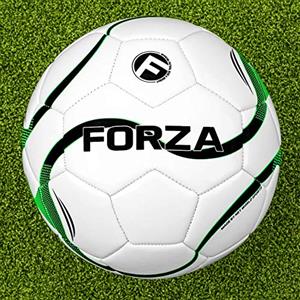 FORZA Pallone Futsal (Misura 3 & 4) - In Pacchi Da 1,3 & 20 | Per Interni Ed Esterni | Rimbalzo Ridotto & Controllato | Pallone Futsal Per Allenamento E Parite | Pacco Da 20, Misura 3