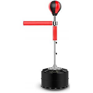GMSLuu Borsa con spinning Bar regolabile in altezza, sacco da boxe autoportante con supporto, Speedbags per boxing trainer, attrezzatura da boxe per bambini, adolescenti, adulti, allenamento a casa