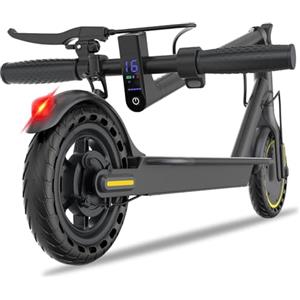 Riceel Monopattino Elettrico Adulto, Scooter Elettrico Pieghevole, Velocità Max 25 km/h, Autonomia 25-35km, 350W Monopattini Elettrici Pneumatici Solidi 8.5, Doppia Frenata, Portata Massima 120 Kg