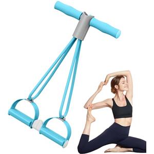 Generisch Fasce di resistenza fitness - Estrattore caviglia | Fascia di resistenza dei pedali | Corda elastica Sit Up Pull | Fasce elastiche per allenamento a casa, yoga, pilates, allenamento della e
