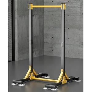 PA-DABAOO Barra Per Trazioni Power Tower Dip Bar Station, Stazione Per Trazioni Portatile Con Regolazione Dell'altezza A 14 Livelli (150-210 Cm), Attrezzatura Per Allenamento Pesante,B