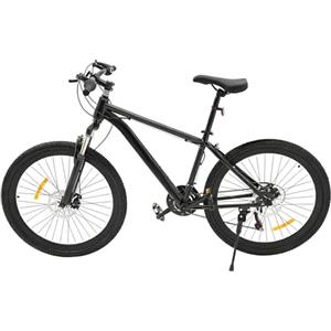 WFIETN - Mountain bike da 26 pollici, bicicletta con meccanismo di cambio a 21 marce, per 1,65 - 1,80 m di altezza, freno a disco, tipo di sospensione della ruota anteriore, fino a 100 kg, per ragazzi