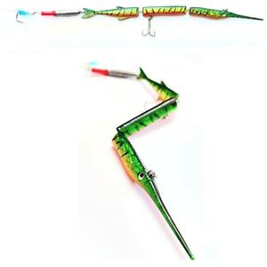 Generico Aguglia Esca Artificiale Verde Piombata Pesca Spinning Pesce Serra Mare Top Water