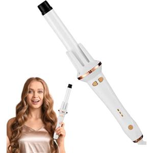 Generico di arricciatura automatica - pinze per capelli wireless con 3 temperature, ferro arricciacapelli rotanti a 360 gradi per acconciatura | Adattato a capelli lunghi e corti capelli automatici se