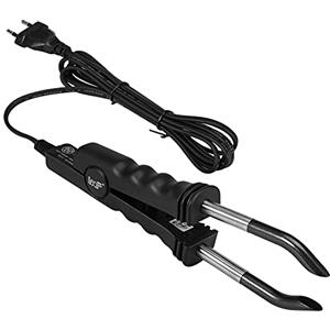 Mrisata Pinze calore professionali estensioni dei capelli ferro, connettore di estensione dei capelli macchina salon fusion ferro strumento parrucca connettore strumenti hair styler (Nero)