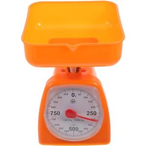 FUNOMOCYA Plastico Bilancia da Cucina Arancia Quadrante Analogica