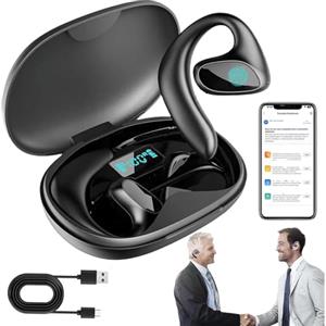 Snrtevu Meacode AI Translation Earbuds, Auricolari Traduttore Simultaneo, Traduttore, 144 Lingue, Funzione Offline, Cancellazione RumoreImpermeabili IPX5, Ideali per Viaggi/Affari/Apprendimento (nero)