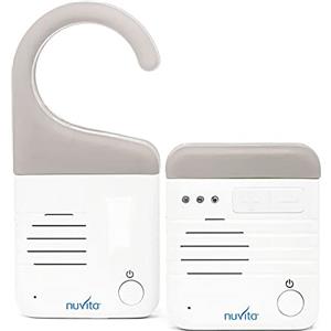 Nuvita 3010 Quadryo1 Audio Baby Monitor Wireless - Baby Speaker con 32 Canali e Alimentazione USB - Basso Rumore e Privo di Interferenze - Funzione Smart VOX - Design Italiano- Marchio UE