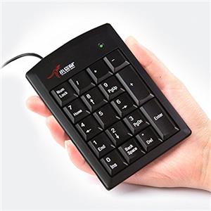 H&D HYALINE & DORA H&D Hyaline&Dora PS/2 19 Keys Keypad Numeric Keyboard Multifunction Wired Number Calculator for Laptop Easy To Use win7 ps2 numpad
