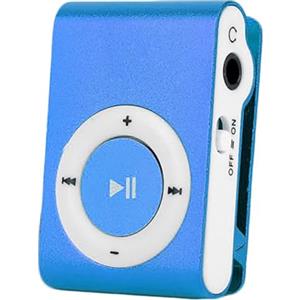 Porceosy Lettore Mp3 con Slot per Scheda SD Mini Portatile Clip In Metallo Usb Sport Musica Digitale Walkman Per L'esecuzione