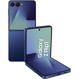 Samsung F766B Galaxy Z Flip7 5G 256GB (Blue Shadow) senza Simlock, senza marchio - [Versione Tedesca, Spagnola, Francese, UK, Belga, Olandese, Danese, Finlandese, Norvegese, Svedese]