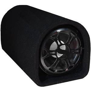 SHARD-LAB SUBWOOFER AMPLIFICATO AUTO 400w 26cm (10) COFANO SUB CAR BLUETOOTH BAZOOKA BAZUKA ATTIVO CASA (ibrido)