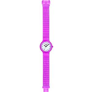 HIP HOP Orologio Solo Tempo Bubble per Bambina con Cinturino in Silicone Fucsia con Bolle Resistente all'Acqua HWU1011