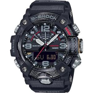 Casio Orologio da polso uomo al quarzo militare cinturino in resina nero cassa in fibra di carbonio display analogico nero - GG-B100-1AER