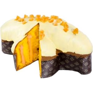 Tesori Di Sicilia Colomba Artigianale ai Mandarini di Sicilia Incartata a Mano, Colomba a lievitazione Naturale 1Kg, Idea Regalo Pasquale