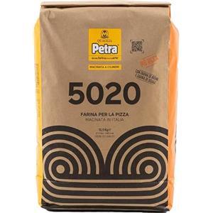 FARINA PETRA 2,5 Kg Petra 5020 Farina di grano tenero tipo "0" W 350-360 con Avena, Segale e Semola Rimacinata | Alta Idratazione 85% | Ideale per Pizza Napoletana, in Teglia, in Pala e Pane Artigianale