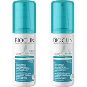 Bioclin - Bioclin Deo Talc 48h Vapo Deodorante per Ipersudorazione 2 Pezzi da 100ml - 987296199