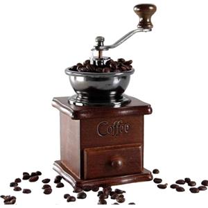 Vibhgtf Macinacaffè Vintage - Macinino Manuale in Legno, Strumento Retrò per Macinare | macinas Caffè, Spezie, Pepe, Grani, Ufficio, Casa, Bar e Decorazione Antica da Cucina