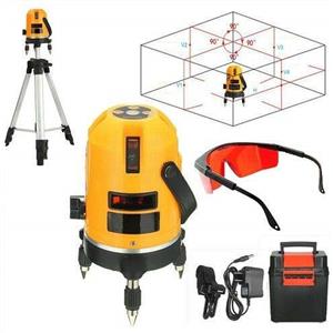Laser V5 LIVELLA LASER TRACCIATORE AUTOLIVELLANTE 360º ROTAZIONE BOLLA DIGITALE MAGNETICA