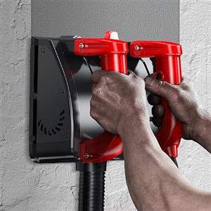 VonVVer Smerigliatrice per Muro 160 mm - Levigatrice per Calcestruzzo con Aspirazione, 1200 W Pialla per Pareti Elettrica con 26 Lame, Raschiatore Muro per Cemento e Pittura