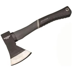 CRISCUOLO Brico Store Ascia Spaccalegna di Legno 600 g/Accetta da Taglio con Testa in Acciaio e Manico in Fibra di Vetro/Ascia Universale per Giardino e Campeggio/Piccola Ascia Manuale da Spacco