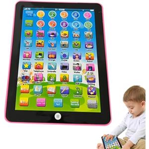 Generico Tablet Didattico Interattivo Per Bambini - Giocattolo Educativo Touch Control, Tablet Elettronico Durevole Per Ragazzi Ragazze Bambini 3+ | Per Ragazzi Ragazze 3 Sopra Gioca