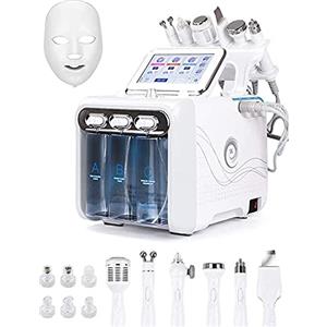 DEHOAD Facciale Idrogeno Ossigeno Piccola Bolla Multifunzione 7 in 1 Aqua Water Peeling Beauty Machine Hydrafacial di Ringiovanimento della Pelle