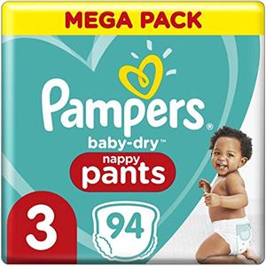 Pampers 81714247 Baby-Dry Pants - Pannolini, colore: Bianco