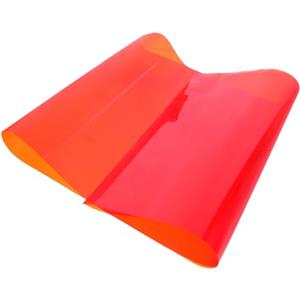 LAPYAPPE Filtro Gel Arancia PET Trasparente per Ring Light e Flash | Pellicola Leggera Taglio Liscio, Uso in Riprese Interne e Sceniche, Accessorio da 1 Foglio