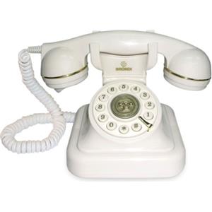 Brondi Chi Parla Brondi Vintage 20 Telefono Fisso, Bianco