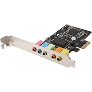 Beelooom Scheda audio PCIe PCI-E X1 CMI8738 Chip 32/64 Bit Scheda Audio Stereo 5.1 Canali Desktop Built-in Scheda Audio per PC