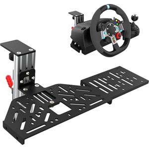 EG STARTS 1 set di supporto da tavolo Sim Racing Wheel Stand Simulator Cockpit Wheel Stand Racing Manubrio Leva del cambio adatto per Logitech G25 G27 G29 G920 G923 Thrustmaster T248 T300 T-GT TS-PC T500 T818