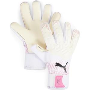 PUMA FUTURE Pro Hybrid - Guanti da portiere Adulti unisex, PUMA White-Poison Pink-PUMA Black, 11-041924