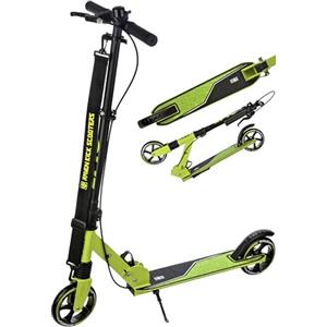 Raven - Monopattino per bambini e adulti - Scooter - Monopattino freestyle - Pieghevole, cuscinetti ABEC-9, manubrio regolabile in 4 posizioni