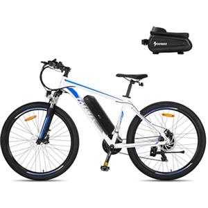 Fafrees Bici Elettrica Uomo Donna, 36V 14.5Ah Bicicletta Elettrica 27.5 Pollici, 250W Ebike MTB con 21 Velocità, Pedalata Assistita 100KM, F28 MT 2024 Blu